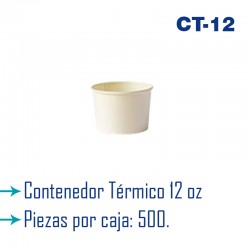 Contenedores y Tapas Biodegradables Papel